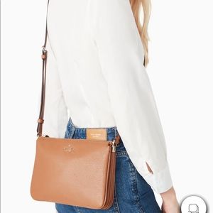 Kate Spade Leather Crossbody zip Bag